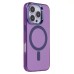 Чехол-накладка для Apple iPhone 16 Pro (фиолетовый) - SM025 SafeMag