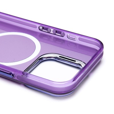 Чехол-накладка для Apple iPhone 16 Pro (фиолетовый) - SM025 SafeMag