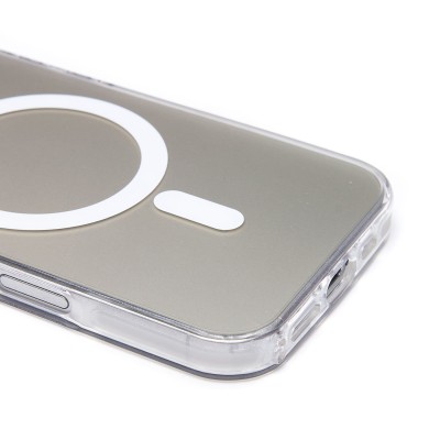Чехол-накладка для Apple iPhone 16 Pro (белый) - SM025 SafeMag