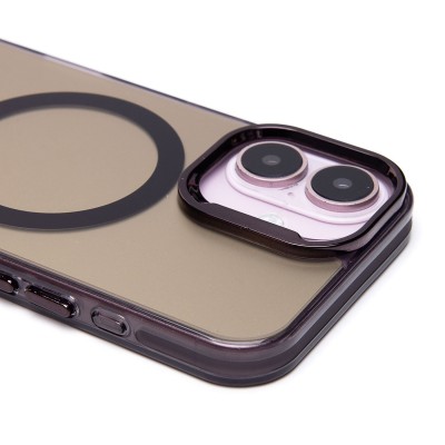 Чехол-накладка для Apple iPhone 16 (черный) - SM025 SafeMag