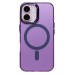 Чехол-накладка для Apple iPhone 16 (фиолетовый) - SM025 SafeMag