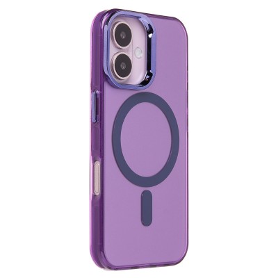 Чехол-накладка для Apple iPhone 16 (фиолетовый) - SM025 SafeMag