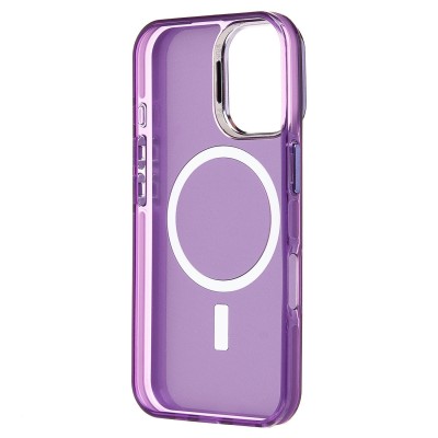 Чехол-накладка для Apple iPhone 16 (фиолетовый) - SM025 SafeMag