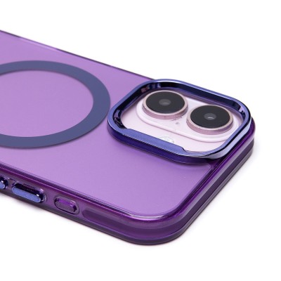 Чехол-накладка для Apple iPhone 16 (фиолетовый) - SM025 SafeMag