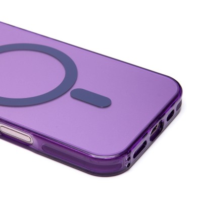 Чехол-накладка для Apple iPhone 16 (фиолетовый) - SM025 SafeMag