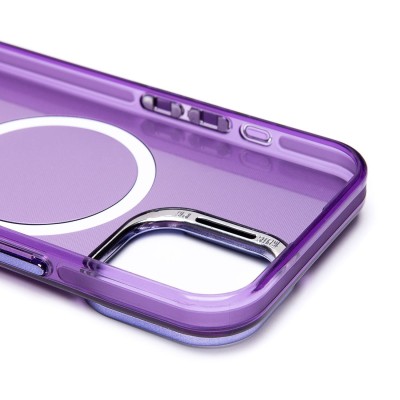 Чехол-накладка для Apple iPhone 16 (фиолетовый) - SM025 SafeMag