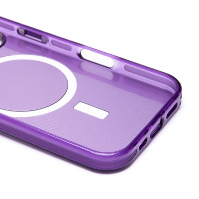 Чехол-накладка для Apple iPhone 16 (фиолетовый) - SM025 SafeMag