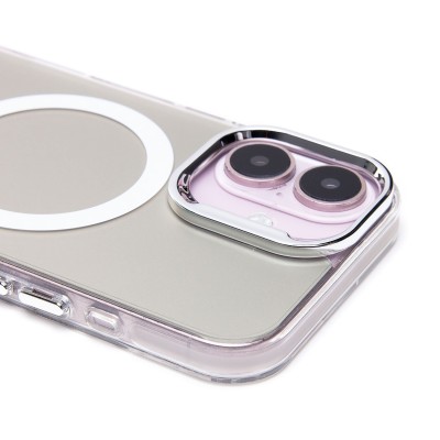 Чехол-накладка для Apple iPhone 16 (белый) - SM025 SafeMag