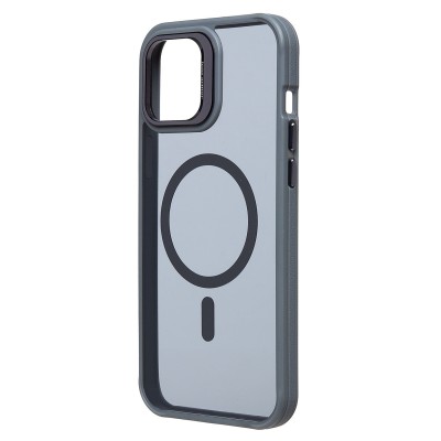Чехол-накладка для Apple iPhone 12 Pro Max (серый) - SM026 SafeMag