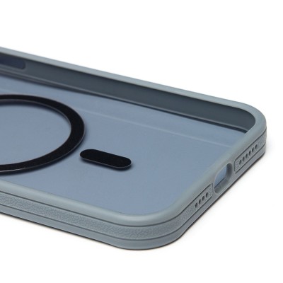 Чехол-накладка для Apple iPhone 12 Pro Max (серый) - SM026 SafeMag