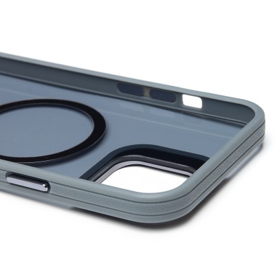 Чехол-накладка для Apple iPhone 12 Pro Max (серый) - SM026 SafeMag