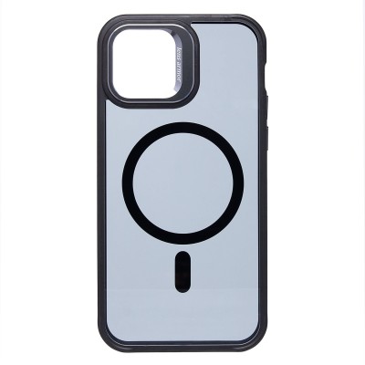 Чехол-накладка для Apple iPhone 12 (черный) - SM026 SafeMag