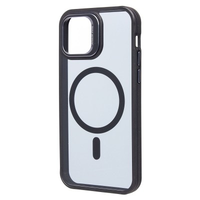 Чехол-накладка для Apple iPhone 12 (черный) - SM026 SafeMag