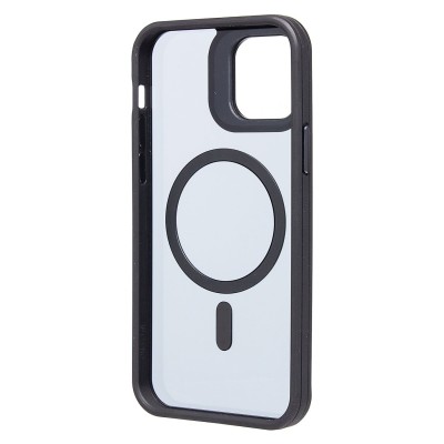 Чехол-накладка для Apple iPhone 12 (черный) - SM026 SafeMag