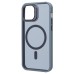 Чехол-накладка для Apple iPhone 12 (серый) - SM026 SafeMag