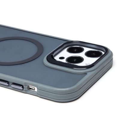 Чехол-накладка для Apple iPhone 13 Pro Max (серый) - SM026 SafeMag