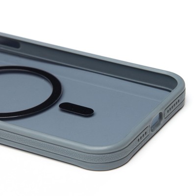 Чехол-накладка для Apple iPhone 13 Pro Max (серый) - SM026 SafeMag