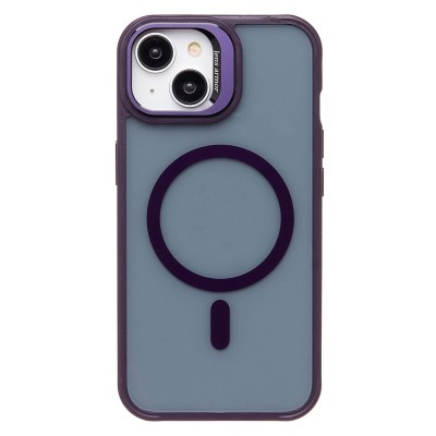Чехол-накладка для Apple iPhone 13 (темно-фиолетовый) - SM026 SafeMag