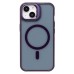 Чехол-накладка для Apple iPhone 13 (темно-фиолетовый) - SM026 SafeMag