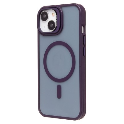 Чехол-накладка для Apple iPhone 13 (темно-фиолетовый) - SM026 SafeMag