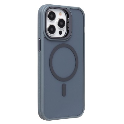 Чехол-накладка для Apple iPhone 14 Pro Max (серый) - SM026 SafeMag