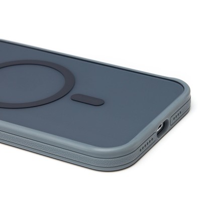 Чехол-накладка для Apple iPhone 14 Pro Max (серый) - SM026 SafeMag