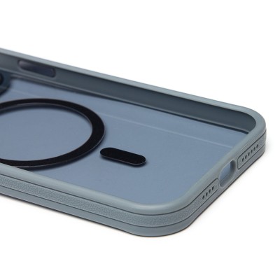 Чехол-накладка для Apple iPhone 14 Pro Max (серый) - SM026 SafeMag