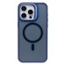 Чехол-накладка для Apple iPhone 15 Pro Max (темно-синий) - SM026 SafeMag