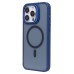 Чехол-накладка для Apple iPhone 15 Pro Max (темно-синий) - SM026 SafeMag
