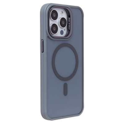 Чехол-накладка для Apple iPhone 15 Pro Max (серый) - SM026 SafeMag