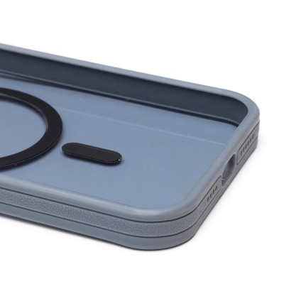 Чехол-накладка для Apple iPhone 15 Pro Max (серый) - SM026 SafeMag