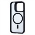Чехол-накладка для Apple iPhone 15 Pro (черный) - SM026 SafeMag