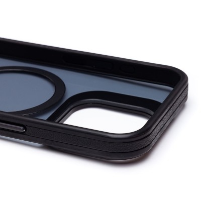 Чехол-накладка для Apple iPhone 15 Pro (черный) - SM026 SafeMag