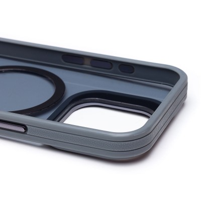 Чехол-накладка для Apple iPhone 15 Pro (серый) - SM026 SafeMag