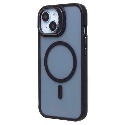 Чехол-накладка для Apple iPhone 15 (черный) - SM026 SafeMag