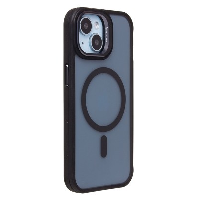 Чехол-накладка для Apple iPhone 15 (черный) - SM026 SafeMag