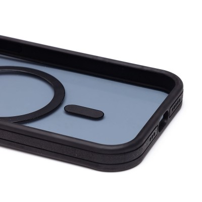 Чехол-накладка для Apple iPhone 15 (черный) - SM026 SafeMag