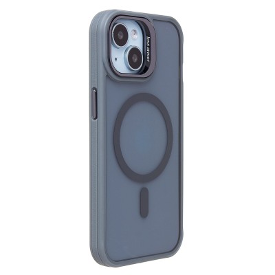 Чехол-накладка для Apple iPhone 15 (серый) - SM026 SafeMag