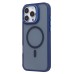 Чехол-накладка для Apple iPhone 16 Pro Max (темно-синий) - SM026 SafeMag