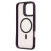 Чехол-накладка для Apple iPhone 16 Pro Max (темно-фиолетовый) - SM026 SafeMag Чехол-накладка для Apple iPhone 16 Pro Max (темно-фиолетовый) - SM026 SafeMag