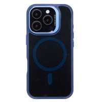 Чехол-накладка для Apple iPhone 16 Pro (темно-синий) - SM026 SafeMag
