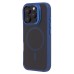 Чехол-накладка для Apple iPhone 16 Pro (темно-синий) - SM026 SafeMag