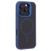 Чехол-накладка для Apple iPhone 16 Pro (темно-синий) - SM026 SafeMag