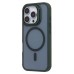 Чехол-накладка для Apple iPhone 16 Pro (темно-зеленый) - SM026 SafeMag