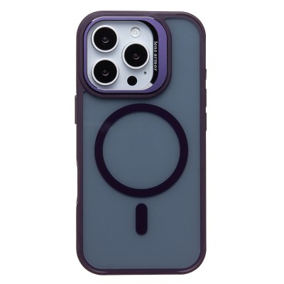 Чехол-накладка для Apple iPhone 16 Pro (темно-фиолетовый) - SM026 SafeMag