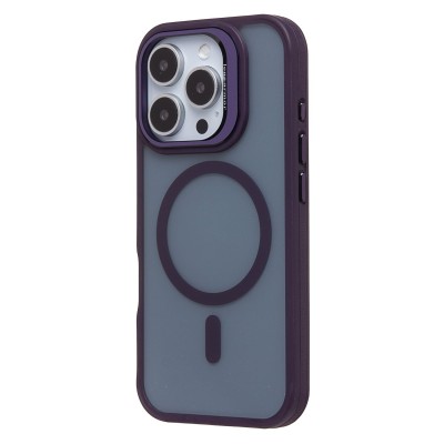 Чехол-накладка для Apple iPhone 16 Pro (темно-фиолетовый) - SM026 SafeMag