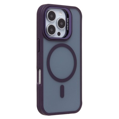 Чехол-накладка для Apple iPhone 16 Pro (темно-фиолетовый) - SM026 SafeMag
