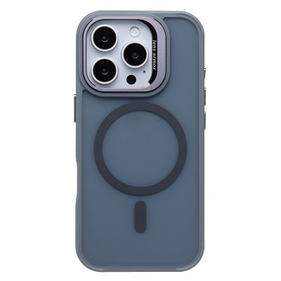 Чехол-накладка для Apple iPhone 16 Pro (серый) - SM026 SafeMag