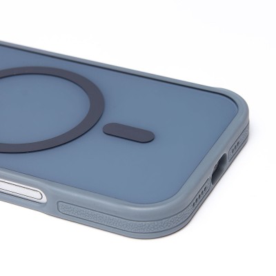 Чехол-накладка для Apple iPhone 16 Pro (серый) - SM026 SafeMag