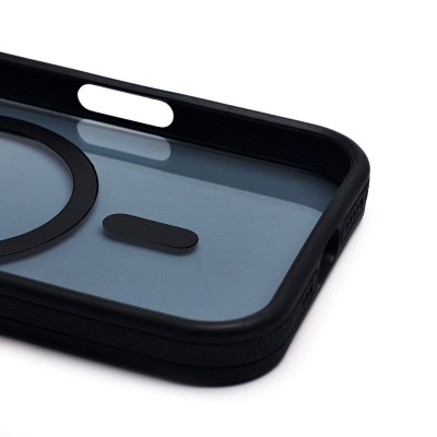 Чехол-накладка для Apple iPhone 16 (черный) - SM026 SafeMag